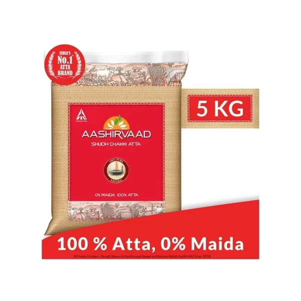 daily mib Aashirvaad Shudh Chakki Atta 5 Kg